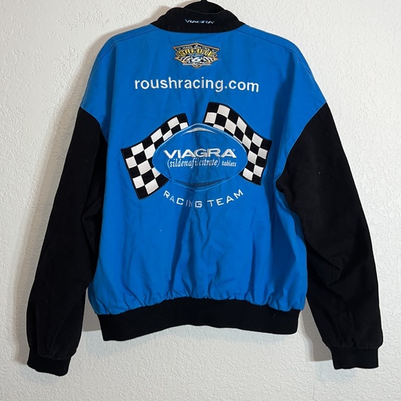 Vintage NASCAR Mark Martin #6 Roush RacingTeam coat Gatorade MacTools Race Core - Picture 8 of 10